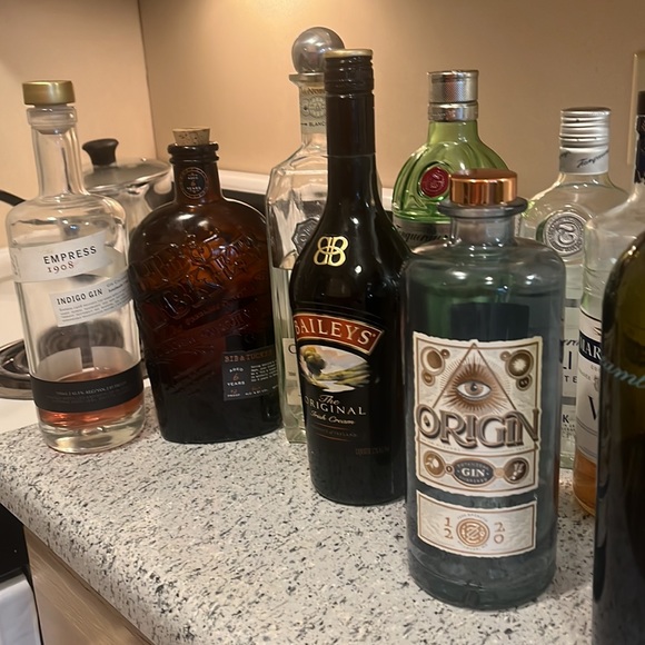 Empty high end bottles Dusse High West Kirk & Sweeney, DYI, Art projects, Vases - Picture 4 of 12